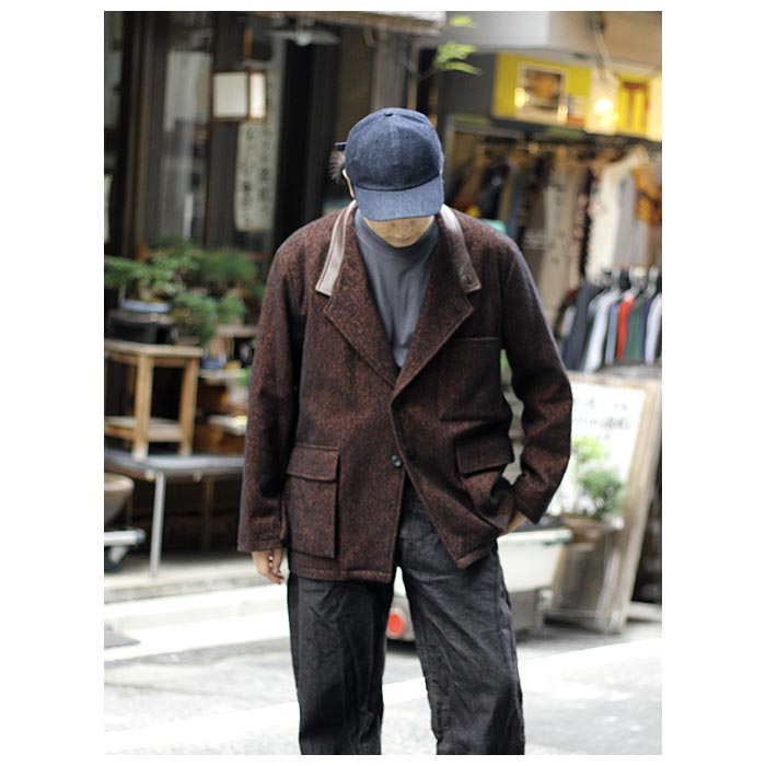 危うい｜COTTON BABY ALPACA TWEED S/C JKT｜ULTERIOR 23AW