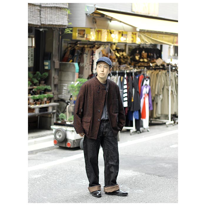 危うい｜COTTON BABY ALPACA TWEED S/C JKT｜ULTERIOR 23AW