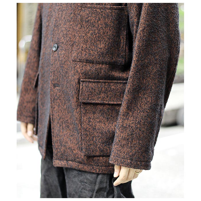 危うい｜COTTON BABY ALPACA TWEED S/C JKT｜ULTERIOR 23AW