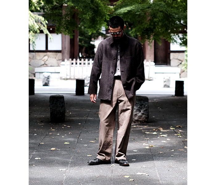 アルテリア ULTERIOR シェトランドウール シルク ツイード  