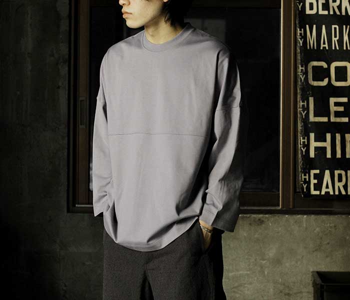 アルテリア ULTERIOR オーガニックコットン フットボールTシャツ アルテリア ULTERIOR オーガニックコットン フットボールTシャツ