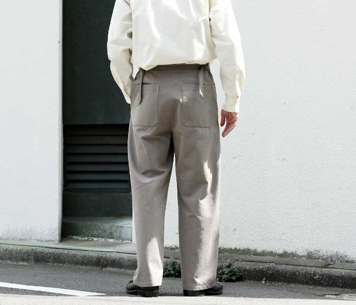 アルテリア ULTERIOR シャンブレーギャバジン ミリタリー