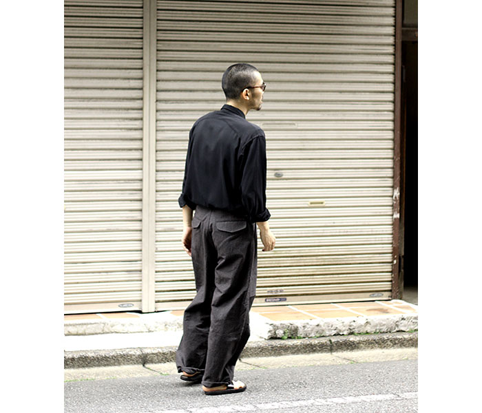 アルテリア ULTERIOR シャンブレードビー イージーパンツ