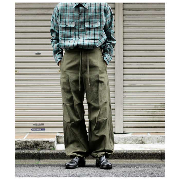ULTERIOR アルテリア BIZEN GABARDINE MILITARY PANTS 備前