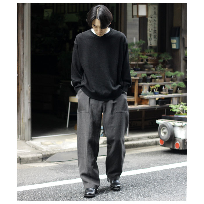 ULTERIOR/アルテリア】WASHED CHAMBRAY TWILL UTILITY PANTS
