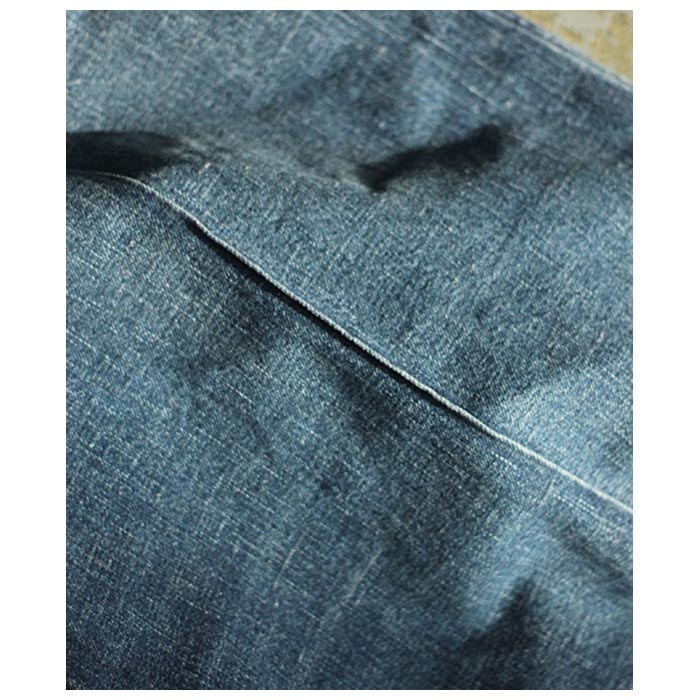ULTERIOR(アルテリア) / NEPPED OLD DENIM 52 TROUSERS -BLUE
