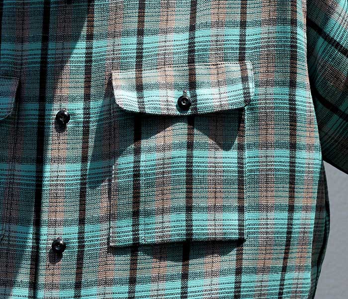 有名なブランド アルテリア ULTERIOR ウール シャドーチェック シャツ WOOL トップス