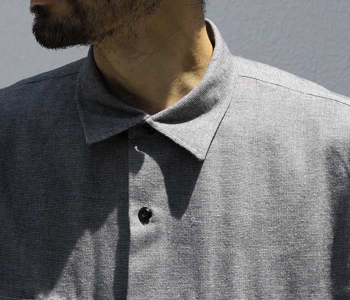 アルテリア ULTERIOR コットンカシミヤ フランネル シャツ DRY