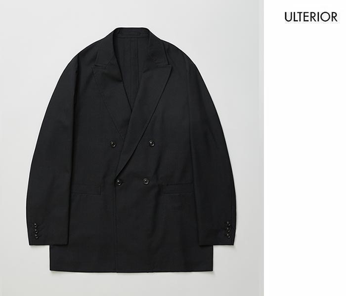 アルテリア ULTERIOR スーパーファインウールトロピカル ダブルジャケット アルテリア ULTERIOR スーパーファイン ウールトロピカル ダブル