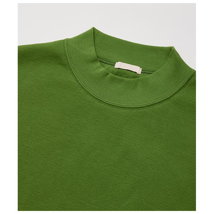 アルテリア ULTERIOR コットンカシミヤ ミニ ハニカム モックネック