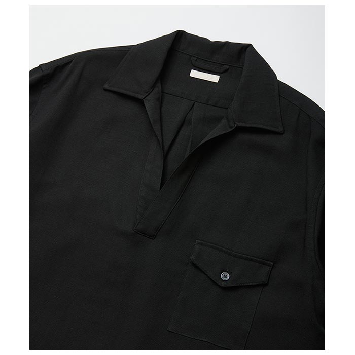 アルテリア ULTERIOR メッシュ スキッパー シャツ TA/L MESH