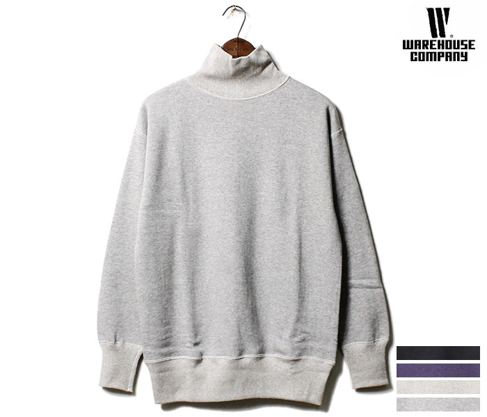 WAREHOUSE ウエアハウス タートルネック スウェット 465 4本針