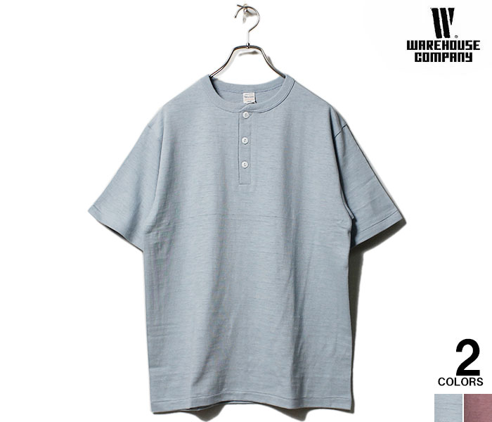 ウエアハウス WAREHOUSE 4601 ヘンリーネック Tシャツ HENLEY ウエアハウス WAREHOUSE 4601 ヘンリーネック Tシャツ HENLEY