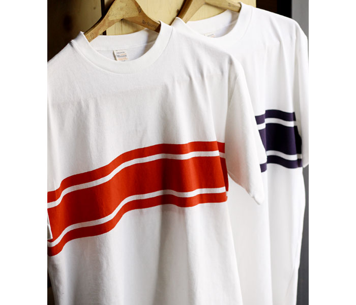 ウエアハウス WAREHOUSE 4093 パネルボーダー Tシャツ プリントT