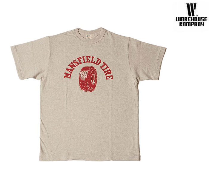 WAREHOUSE ウエアハウス MANSFIELD プリントTシャツ 4601