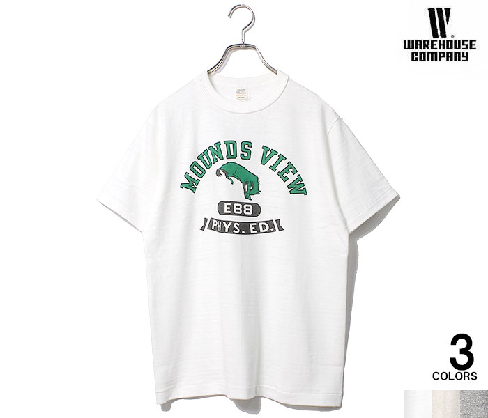 ウエアハウス WAREHOUSE 4601 MOUNDS VIEW Tシャツ プリントT