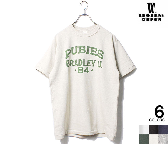 ウエアハウス WAREHOUSE 4601 PUBIES Tシャツ プリントT PRINT T ウエアハウス WAREHOUSE 4601 PUBIES Tシャツ プリントT PRINT T