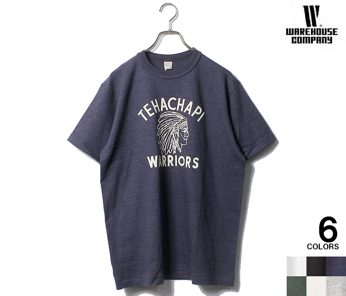 ウエアハウス WAREHOUSE 4601 TEHACHAPI Tシャツ プリントT