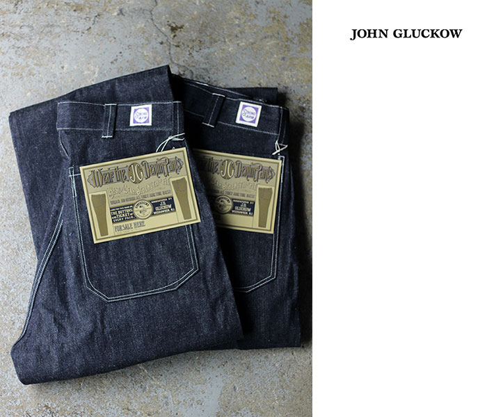 ジョングラッコー JOHN GLUCKOW リジッド ノンウォッシュ ネット