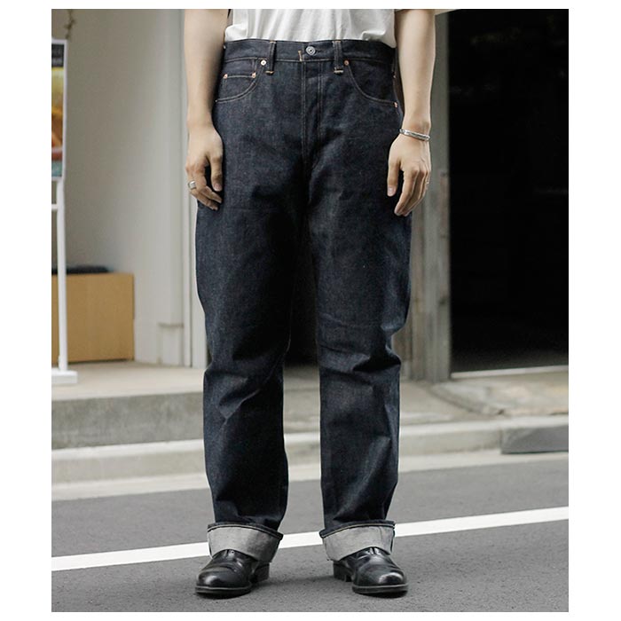 ドゥニーム DENIME 1954モデル 5ポケット デニムパンツ 茶綿混