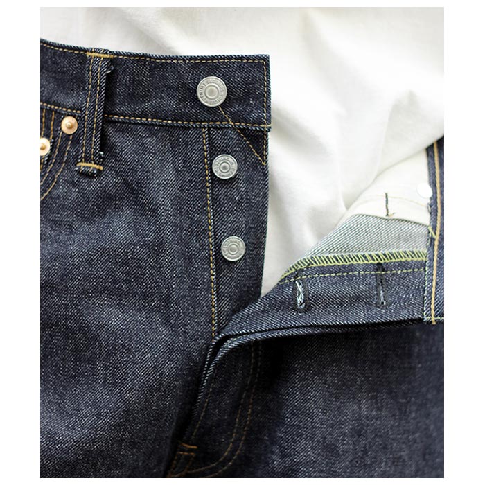 DENIME ドゥニーム BIG E モデル デニムパンツ ノンウォッシュ