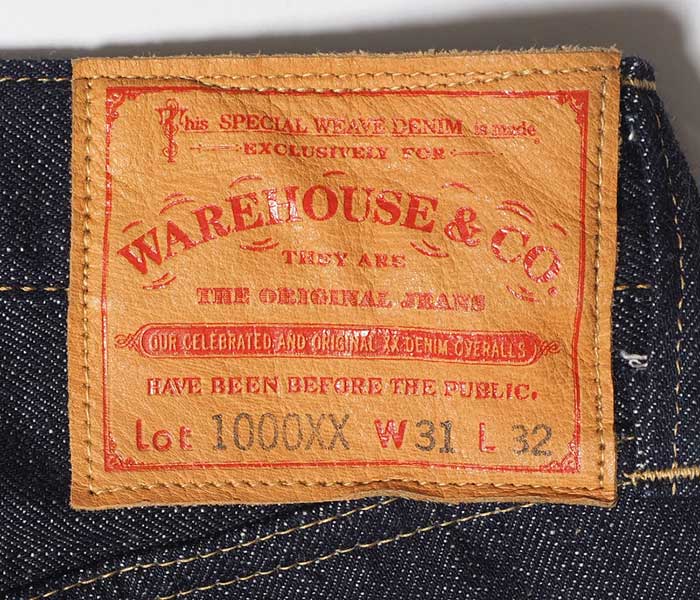 WAREHOUSE ウエアハウス 25周年 1000XX デニム DEADSTOCK BLUE WAREHOUSE ウエアハウス 25周年 1000XX デニム DEADSTOCK BLUE