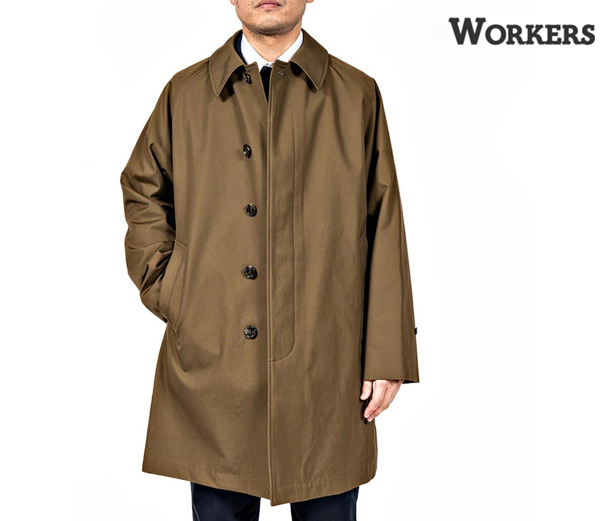 workers ワーカーズ　バルカラーコート　ブラック ワーカーズ WORKERS K&T H バルカラーコート Bal Collar Coat