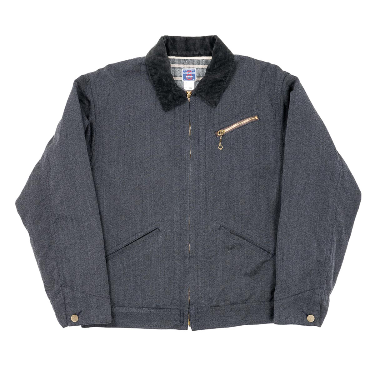 ビンテージ　ウールライニング　エンジニアジャケット　詳細不明 2511bljkwc_1.jpg