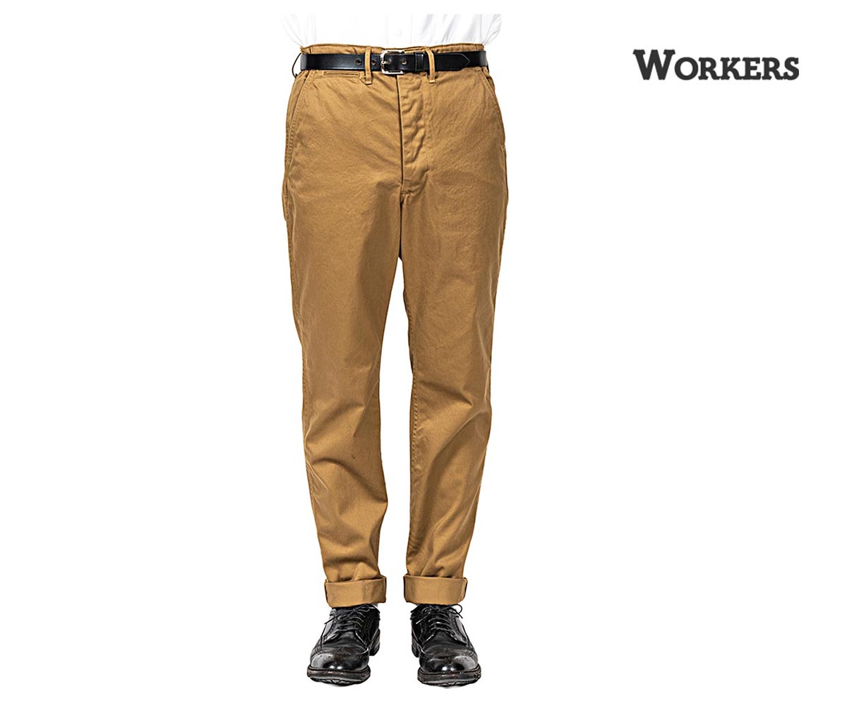 TRUMERPILS　workers オフィサートラウザー 予約商品(お届け予定 1月頃以降) ワーカーズ WORKERS オフィサー