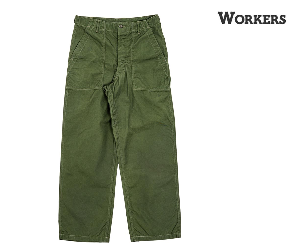 ワーカーズ WORKERS ODポプリン ベイカーパンツ MIL-838Dトレース