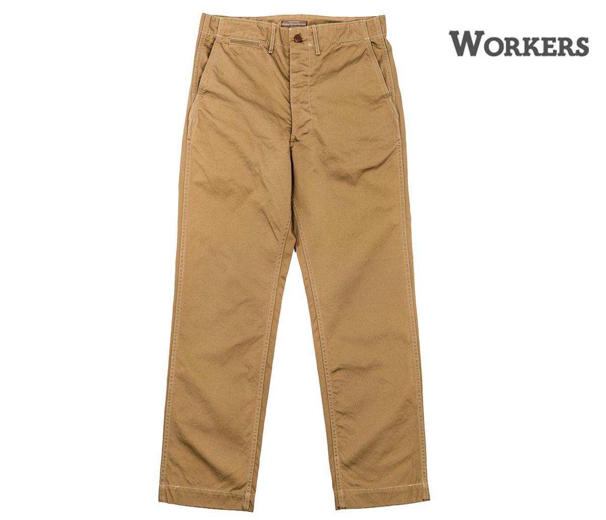 新品未使用 ワーカーズ WORKERS オフィサートラウザー レギュラーフィット 予約商品(お届け予定 7月頃以降) ワーカーズ WORKERS オフィサー
