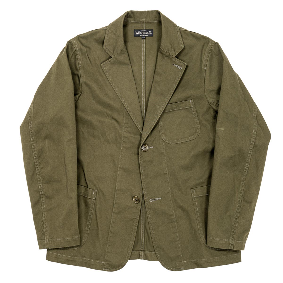 【美品】WORKERS ラウンジジャケット 千鳥柄 38 M相当 予約商品(お届け予定 8月頃以降) ワーカーズ WORKERS ラウンジ