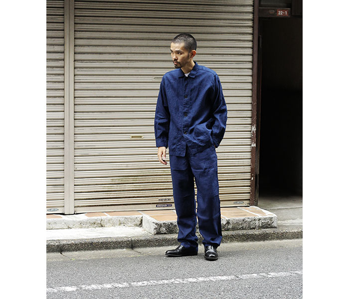 ワーカーズ WORKERS インディゴリネン FWP トラウザーズ FWP