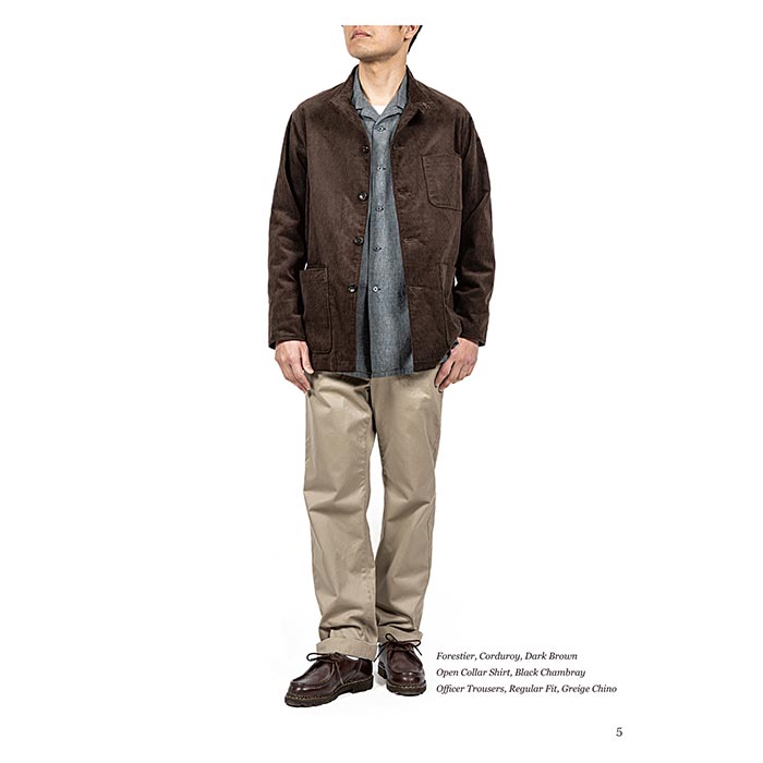 ワーカーズ WORKERS フォレスティエール コーデュロイ Forestier