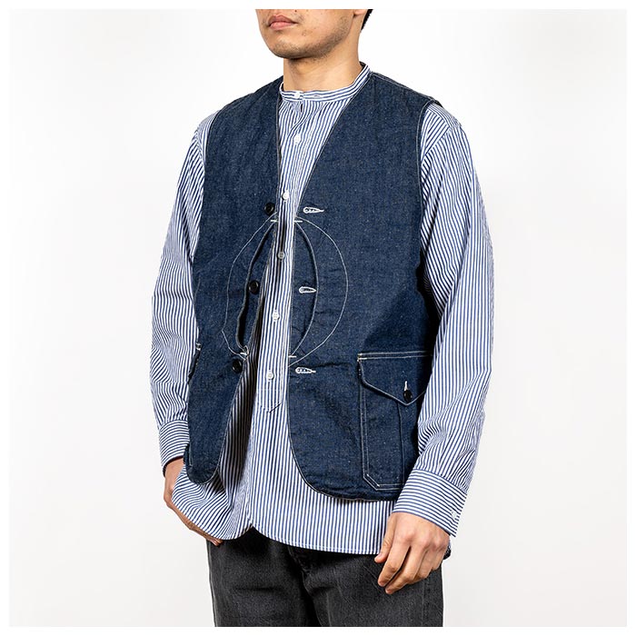 ワーカーズ WORKERS クルーザーベスト デニム Cruiser Vest