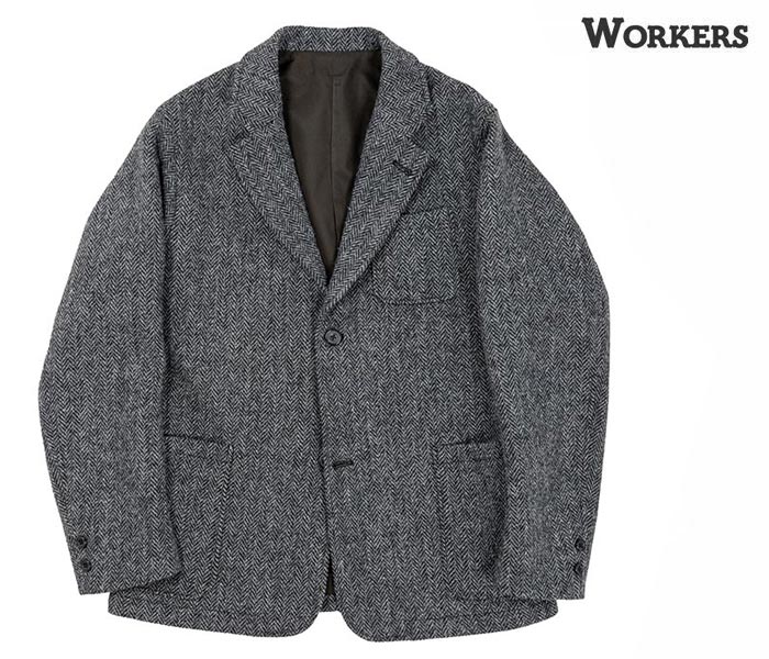 ワーカーズ WORKERS ウォルコットジャケット ハリスツイード ワーカーズ WORKERS ウォルコットジャケット ハリスツイード
