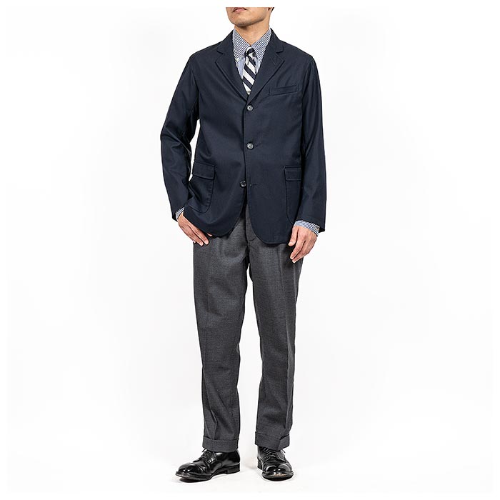 ワーカーズ WORKERS アイビー ブレザー コンバット ウールトロピカル