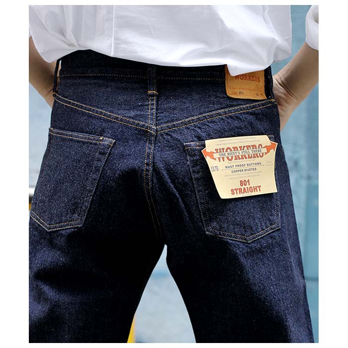 ワーカーズ WORKERS デニム Lot801 ストレート ジーンズ