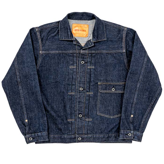 ワーカーズ WORKERS 13.75oz インディゴデニム ジャケット 1st