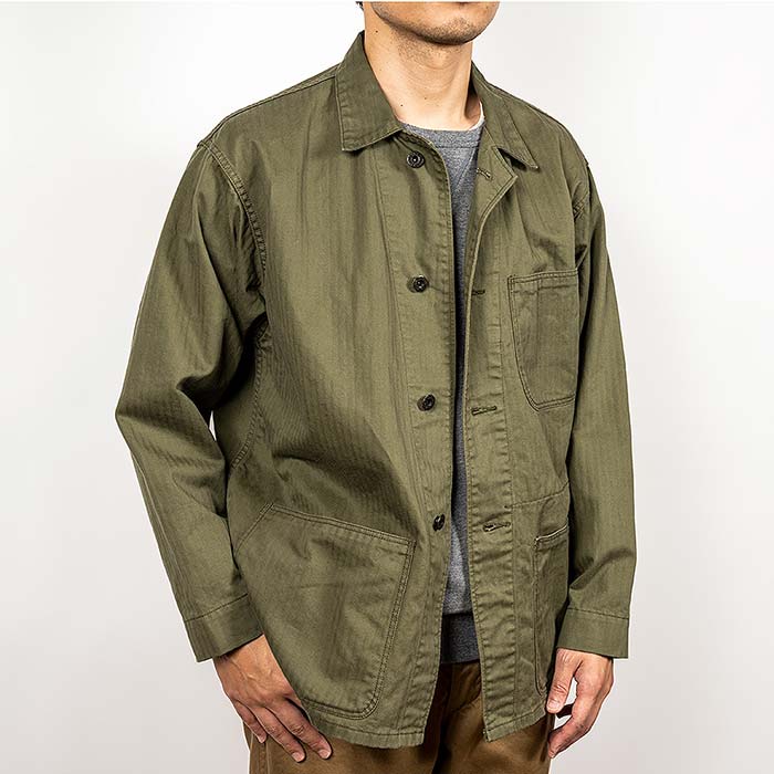 楽天市場】Workers ワーカーズ M-43 Shirt Jacket Herringbone