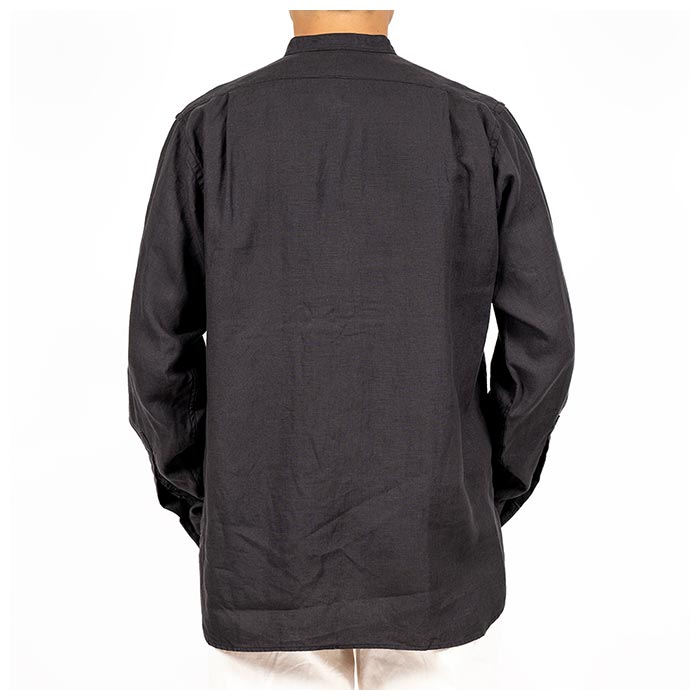 ワーカーズ WORKERS バンドカラーシャツ リネン Band Collar