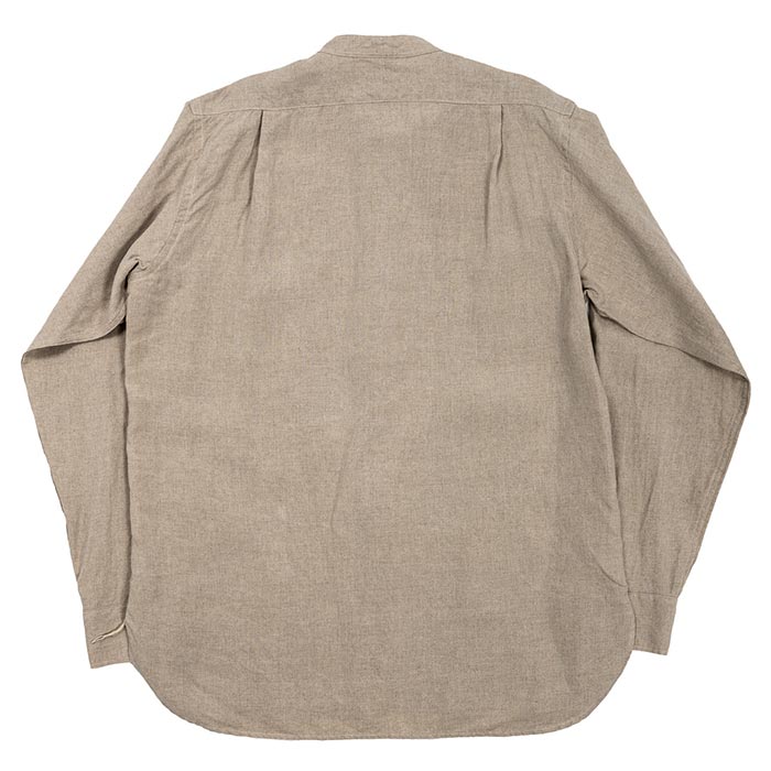 ワーカーズ WORKERS バンドカラーシャツ リネン Band Collar